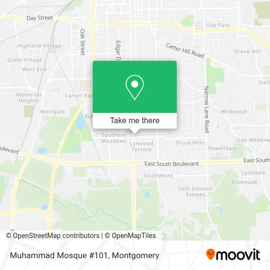 Muhammad Mosque #101 map