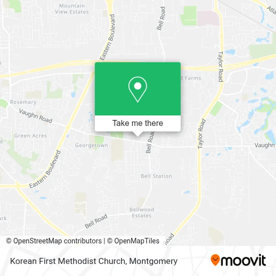Korean First Methodist Church map