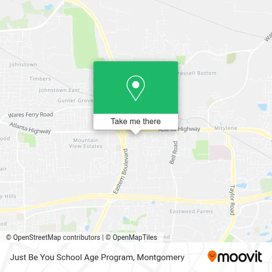 Just Be You School Age Program map