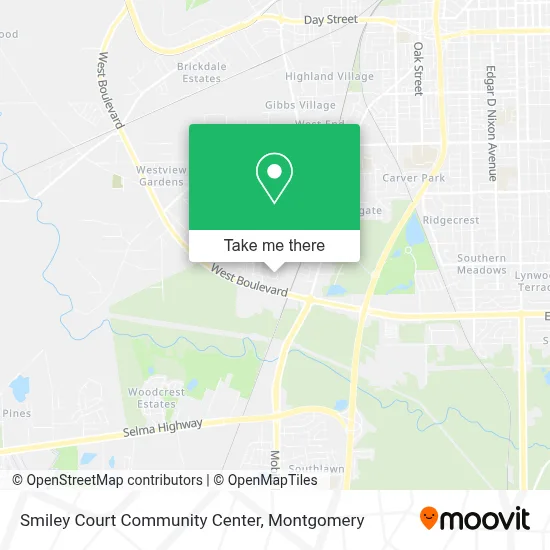 Smiley Court Community Center map
