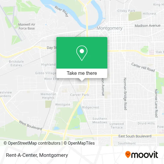 Rent-A-Center map