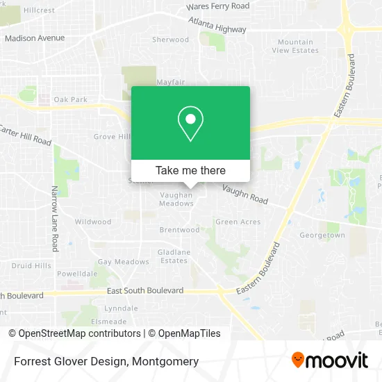 Forrest Glover Design map
