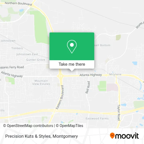 Precision Kuts & Styles map