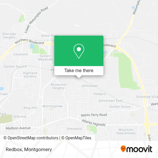 Redbox map
