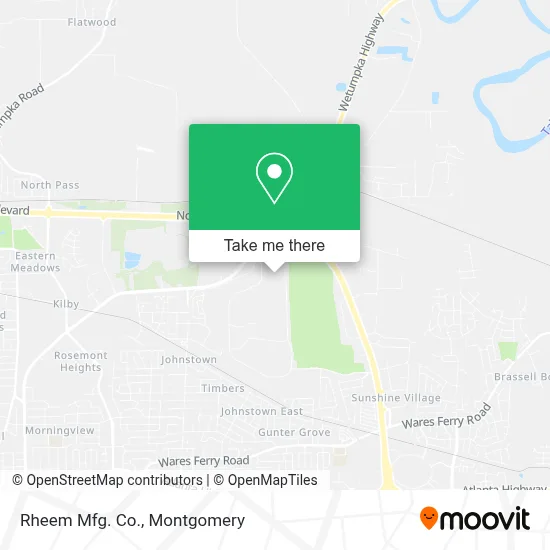 Rheem Mfg. Co. map