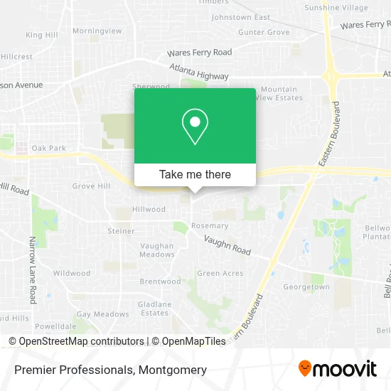 Premier Professionals map