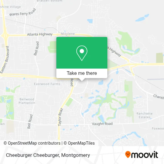 Cheeburger Cheeburger map