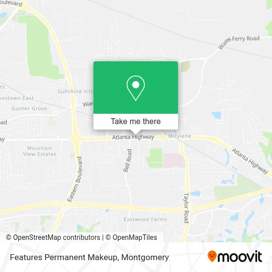 Features Permanent Makeup map