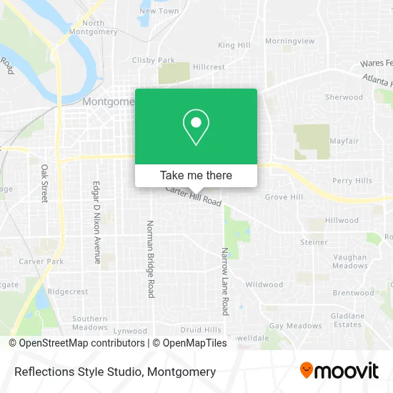 Reflections Style Studio map