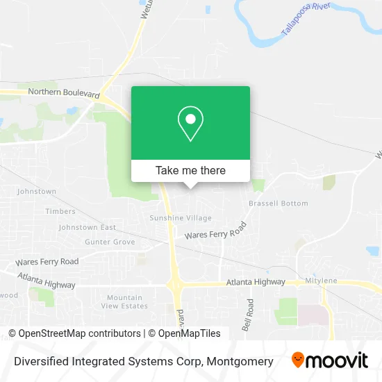 Diversified Integrated Systems Corp map