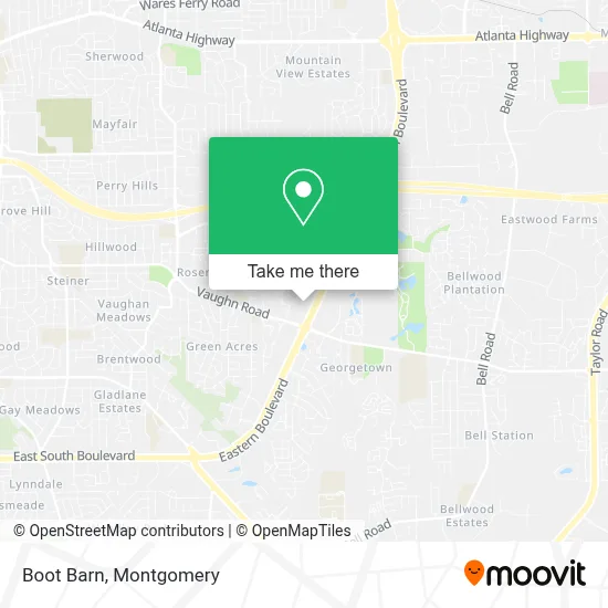 Boot Barn map