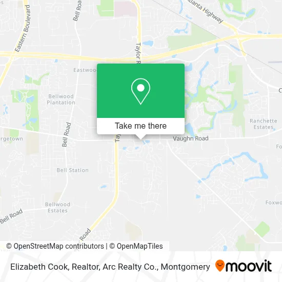 Elizabeth Cook, Realtor, Arc Realty Co. map