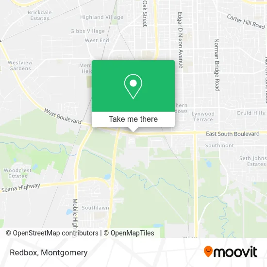 Redbox map