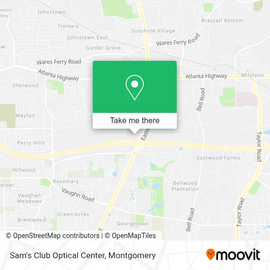 Sam's Club Optical Center map