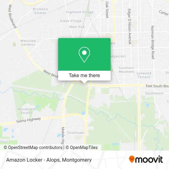 Amazon Locker - Alops map