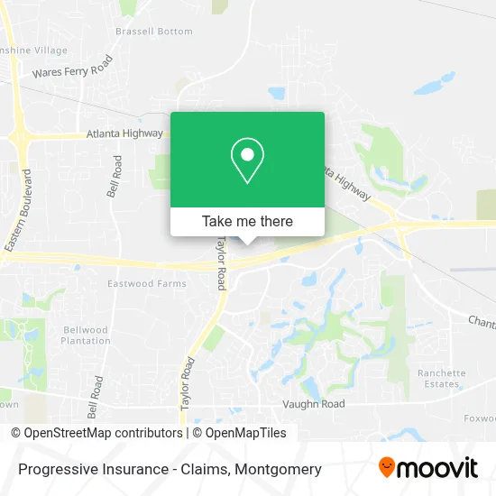 Progressive Insurance - Claims map