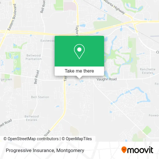 Progressive Insurance map