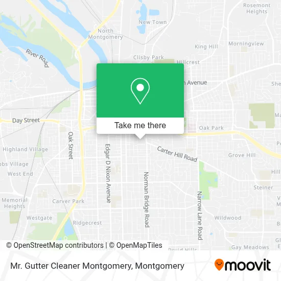 Mr. Gutter Cleaner Montgomery map