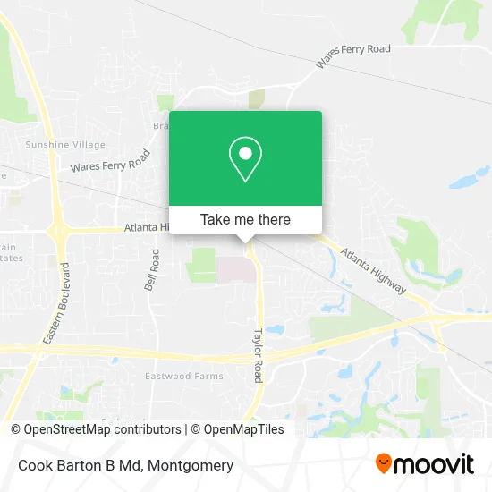 Cook Barton B Md map
