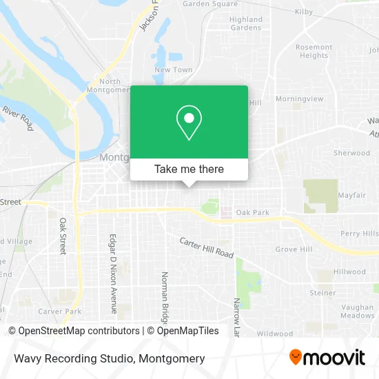 Wavy Recording Studio map