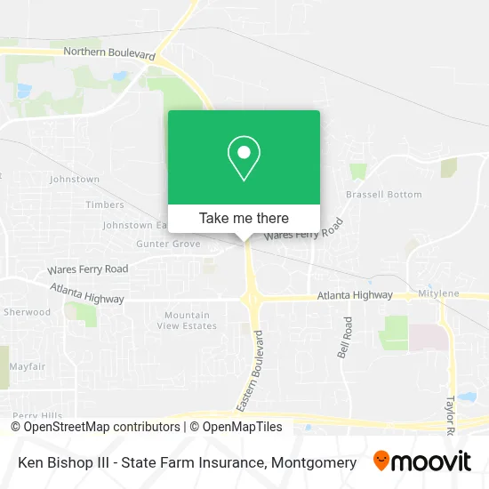 Ken Bishop III - State Farm Insurance map