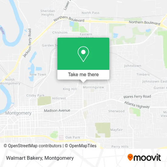 Walmart Bakery map