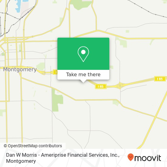 Dan W Morris - Ameriprise Financial Services, Inc. map