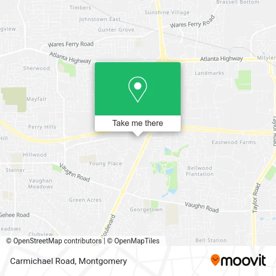 Carmichael Road map