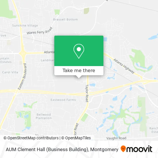 AUM Clement Hall (Business Building) map