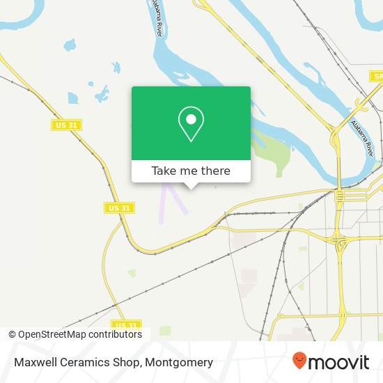 Mapa de Maxwell Ceramics Shop