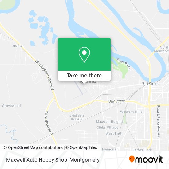 Maxwell Auto Hobby Shop map