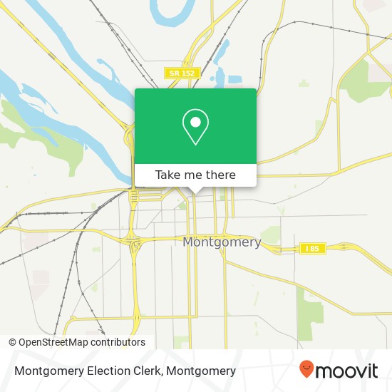 Montgomery Election Clerk map