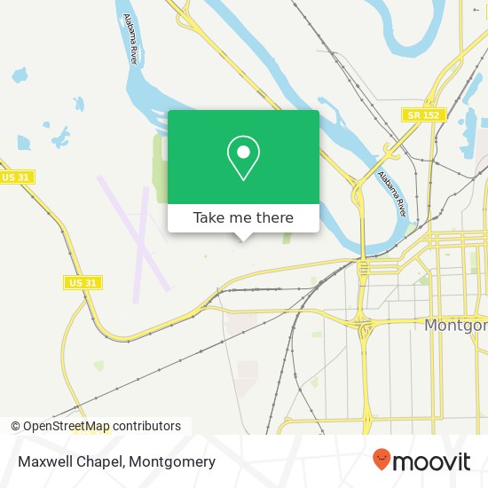 Mapa de Maxwell Chapel