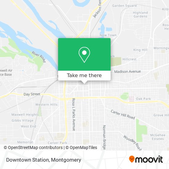 Mapa de Downtown Station