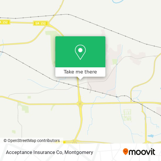 Acceptance Insurance Co map