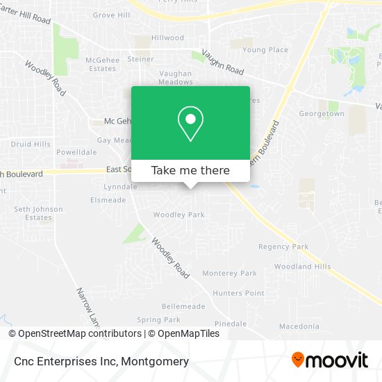 Mapa de Cnc Enterprises Inc