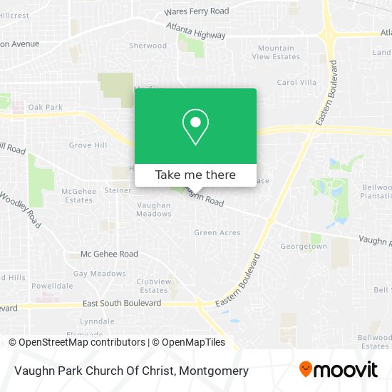 Vaughn Park Church Of Christ map