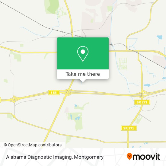 Alabama Diagnostic Imaging map