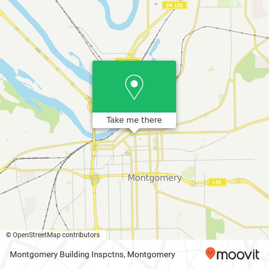 Montgomery Building Inspctns map