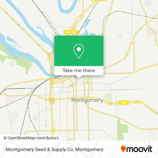 Montgomery Seed & Supply Co map