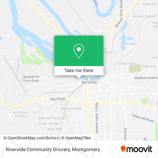 Riverside Community Grocery map