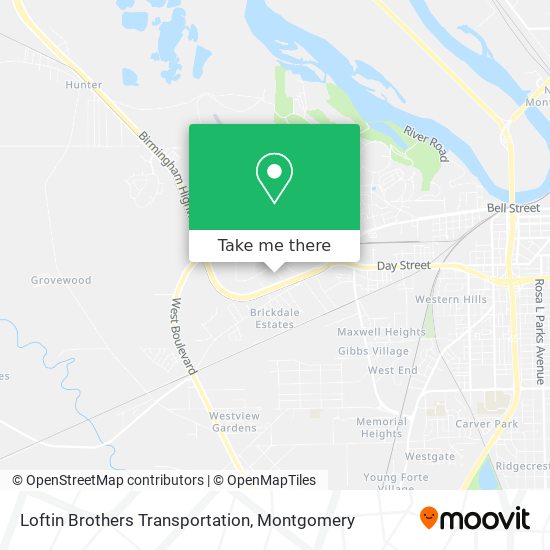 Mapa de Loftin Brothers Transportation