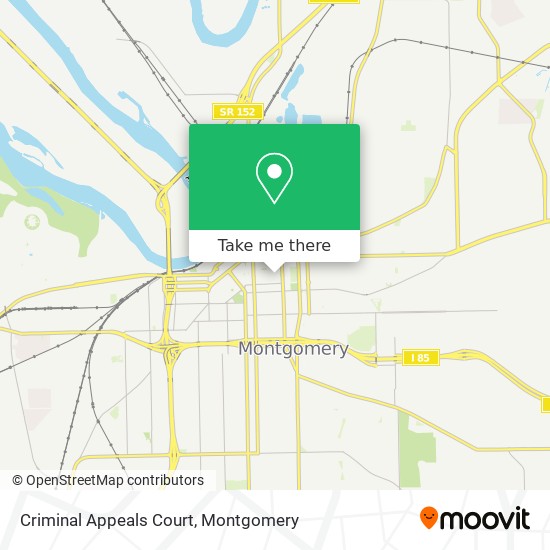 Criminal Appeals Court map