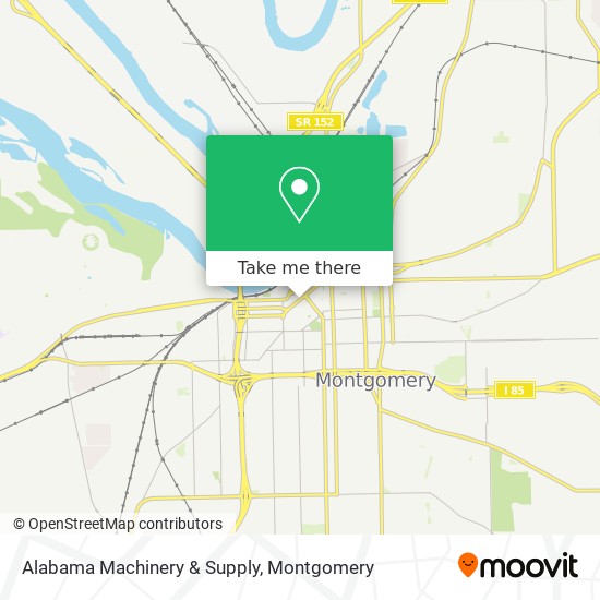 Alabama Machinery & Supply map