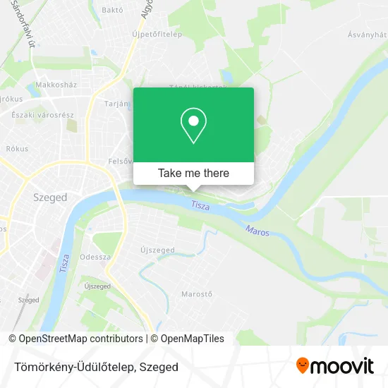 Tömörkény-Üdülőtelep map