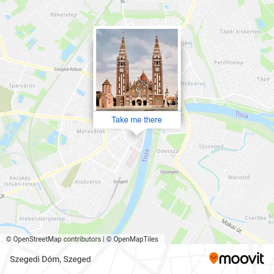 Szegedi Dóm map