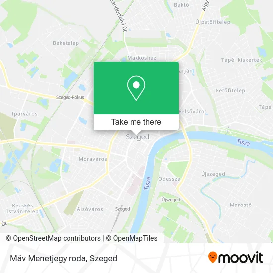 Máv Menetjegyiroda map