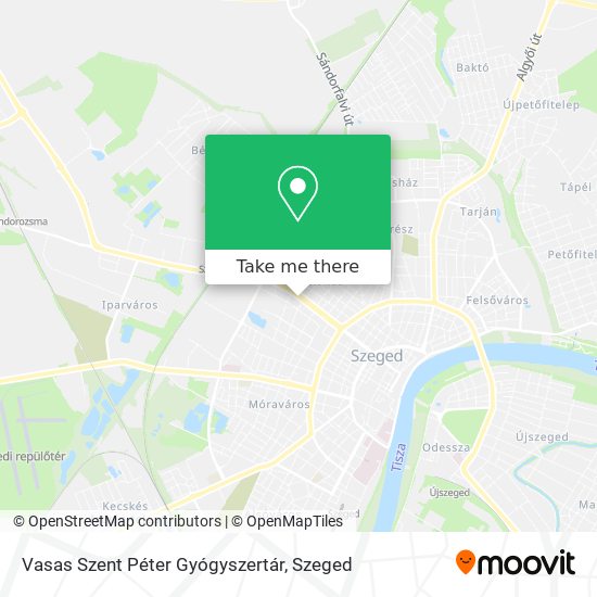 Vasas Szent Péter Gyógyszertár map
