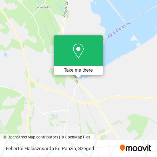 Fehértói Halászcsárda És Panzió map