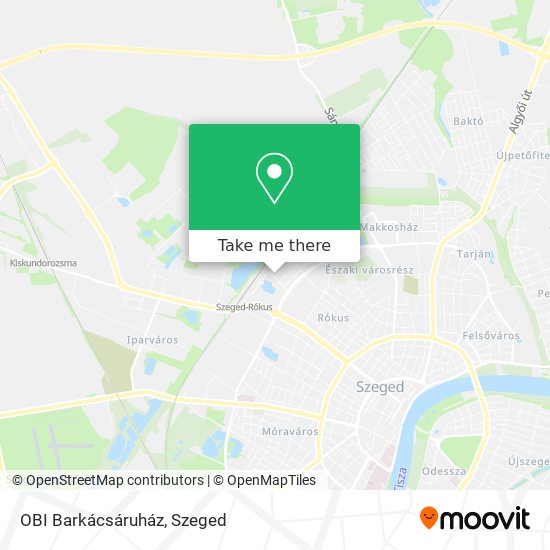 OBI Barkácsáruház map